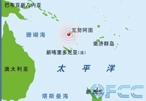 瓦努阿图地理位置和气候