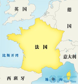 法国地理位置