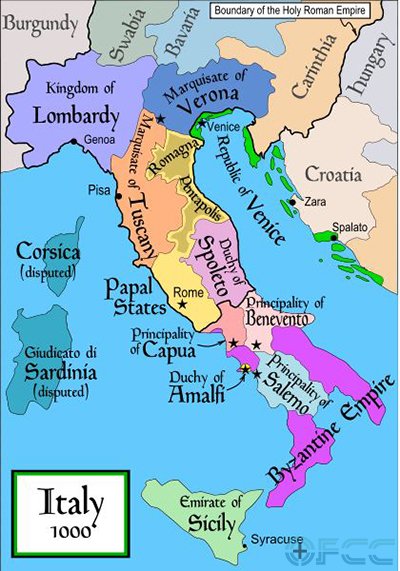 意大利地理位置