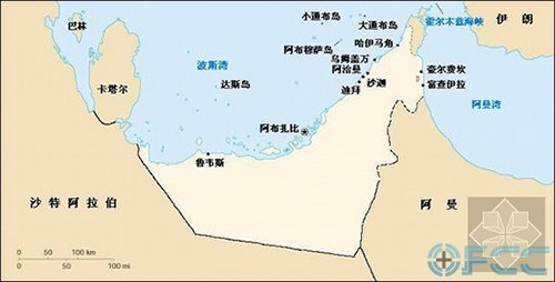 迪拜地理位置